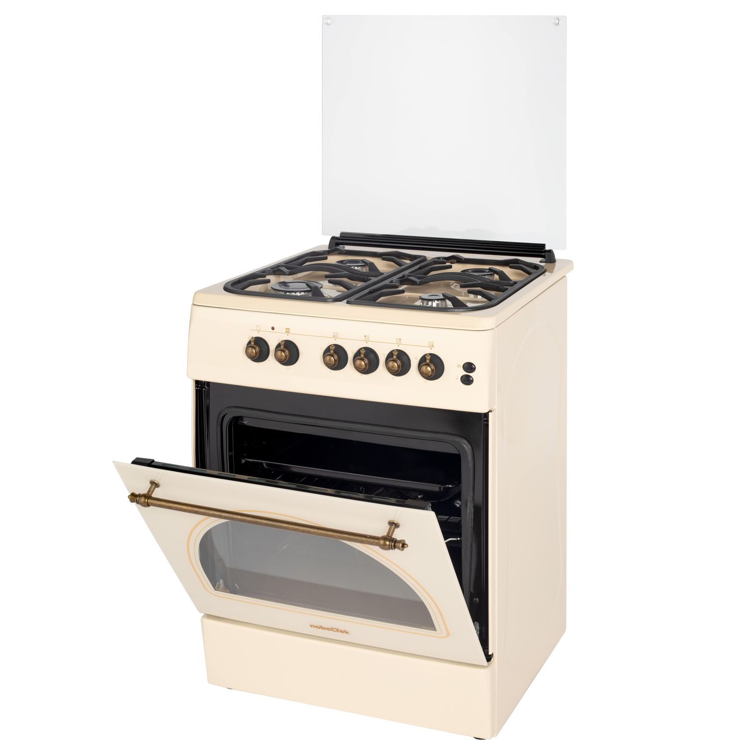 ARAGAZ NOBELTEK 60X60 PLITA GAZ CUPTOR ELECTRIC NLT6604RB/FE1