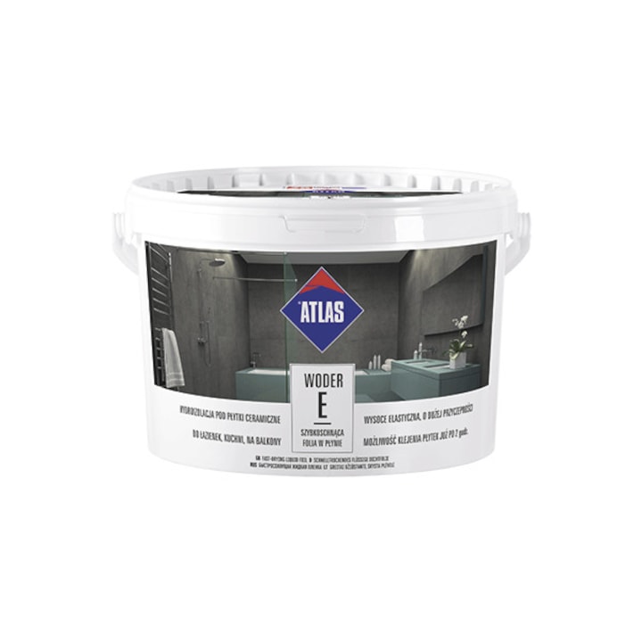 HIDROIZOLATIE LICHIDA CU USCARE RAPIDA ATLAS WODER 5KG