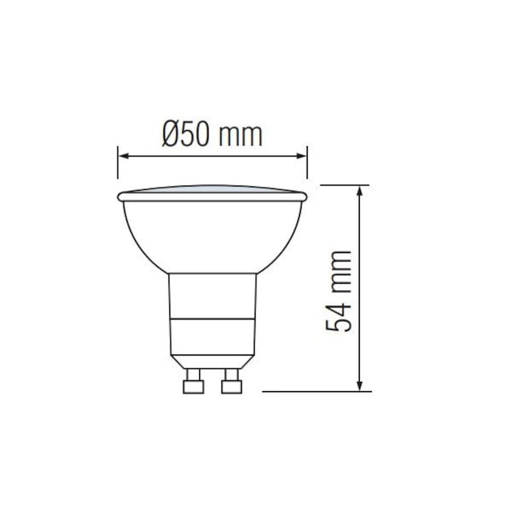 BEC LED 6W JCDR GU10 6400K 175-250V 001-002-0006