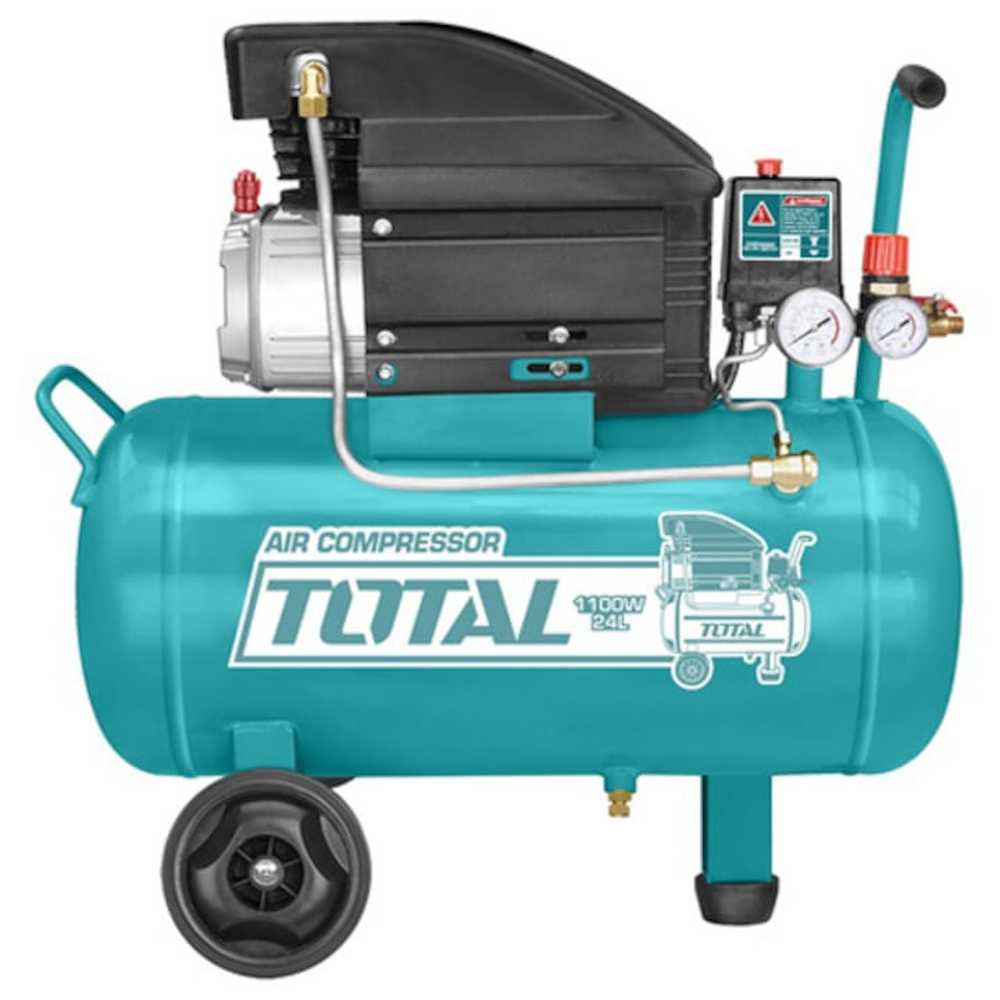 COMPRESOR AER TOTAL-24L 1100W 8 BAR TC202461E