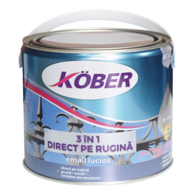 EMAIL 3 IN 1 BRUN RAL8017 PT METAL C2.5L