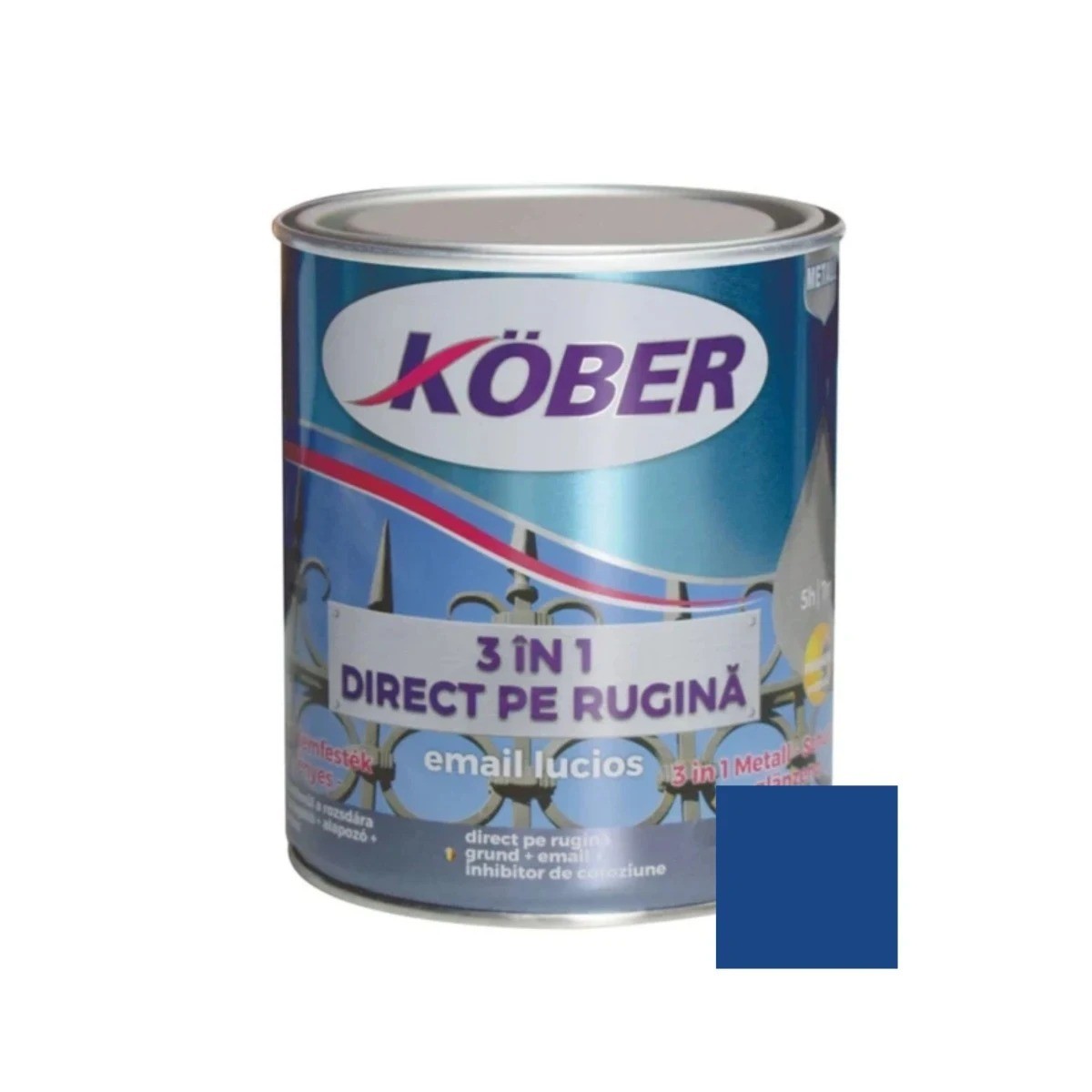 EMAIL 3 IN 1 PT METAL ALBASTRU 0.75 RAL5010