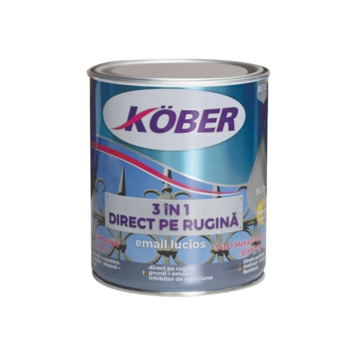 EMAIL 3 IN 1 PT METAL ALBASTRU 0.75 RAL5010