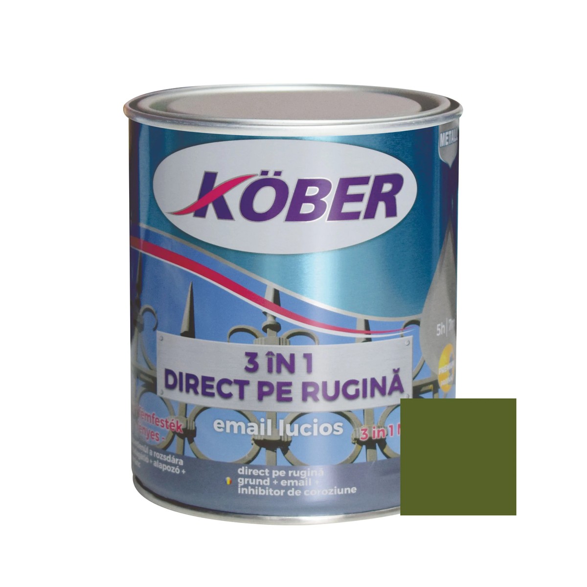 EMAIL 3IN1 DIRECT PE RUGINA VERDE OLIV 0.75L