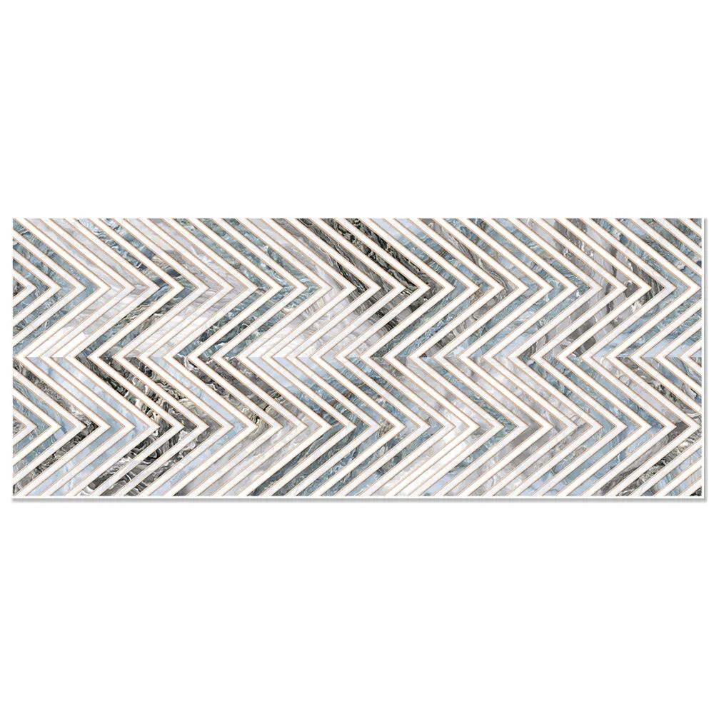 FAIANTA DECOR AZUL RECTIFICATA 30X75