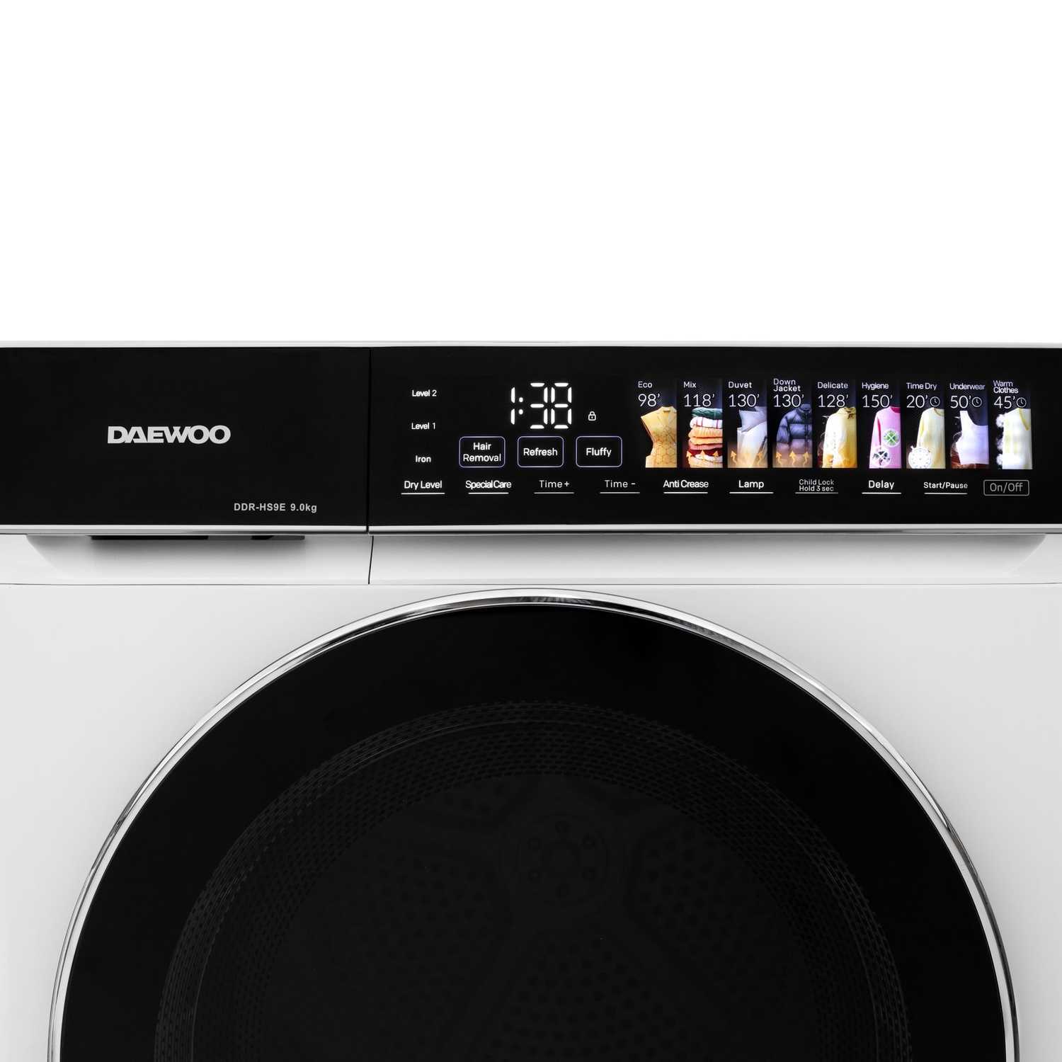 USCATOR DE RUFE DAEWOO 9KG CLASA E DDR-HS9E
