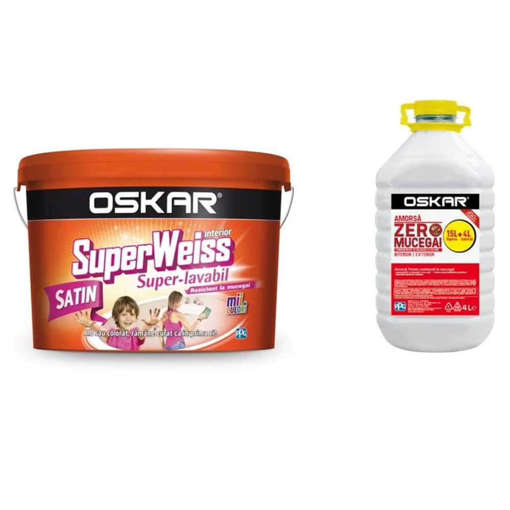 VOPSEA LAVABIL OSKAR INT SUPERWEISS CU ARGINT SATIN 15LAMORSA 4L